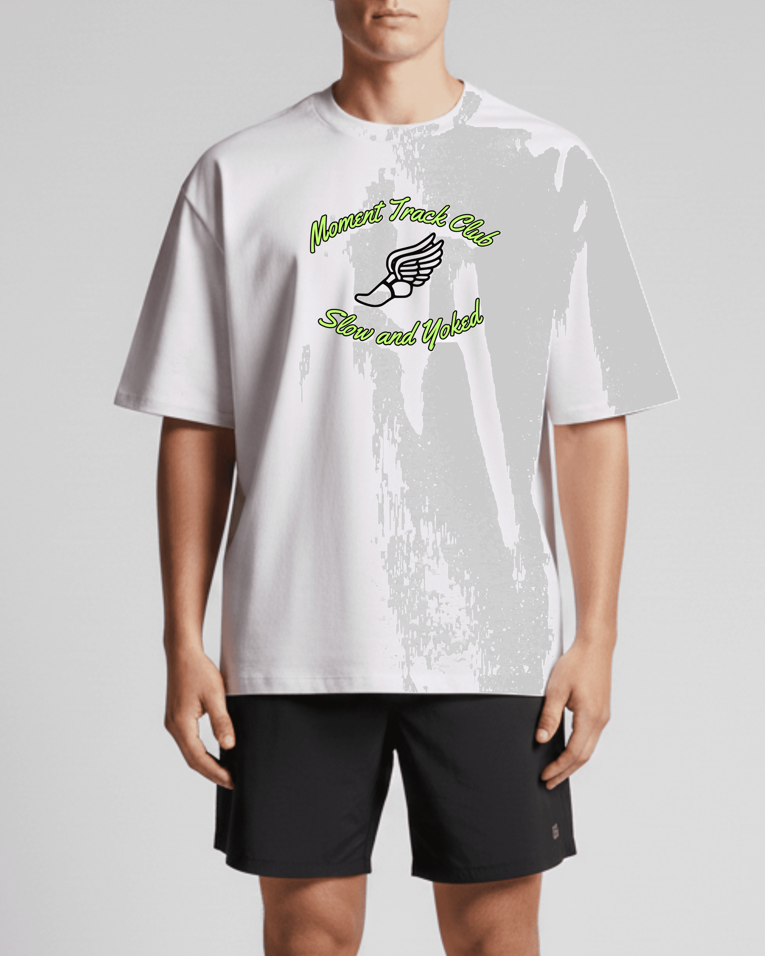 Moment Track Club Heavy Tee - White
