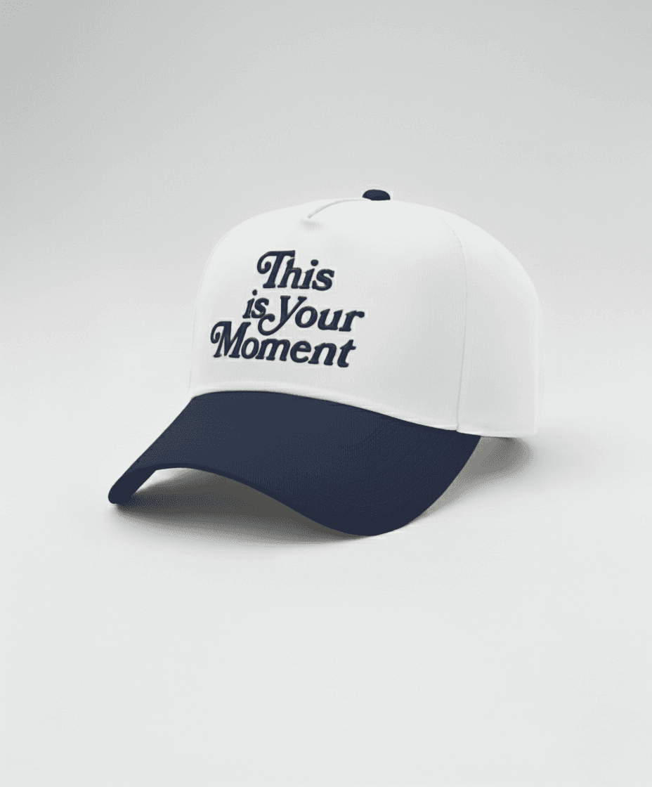 Moment Hat Navy + White