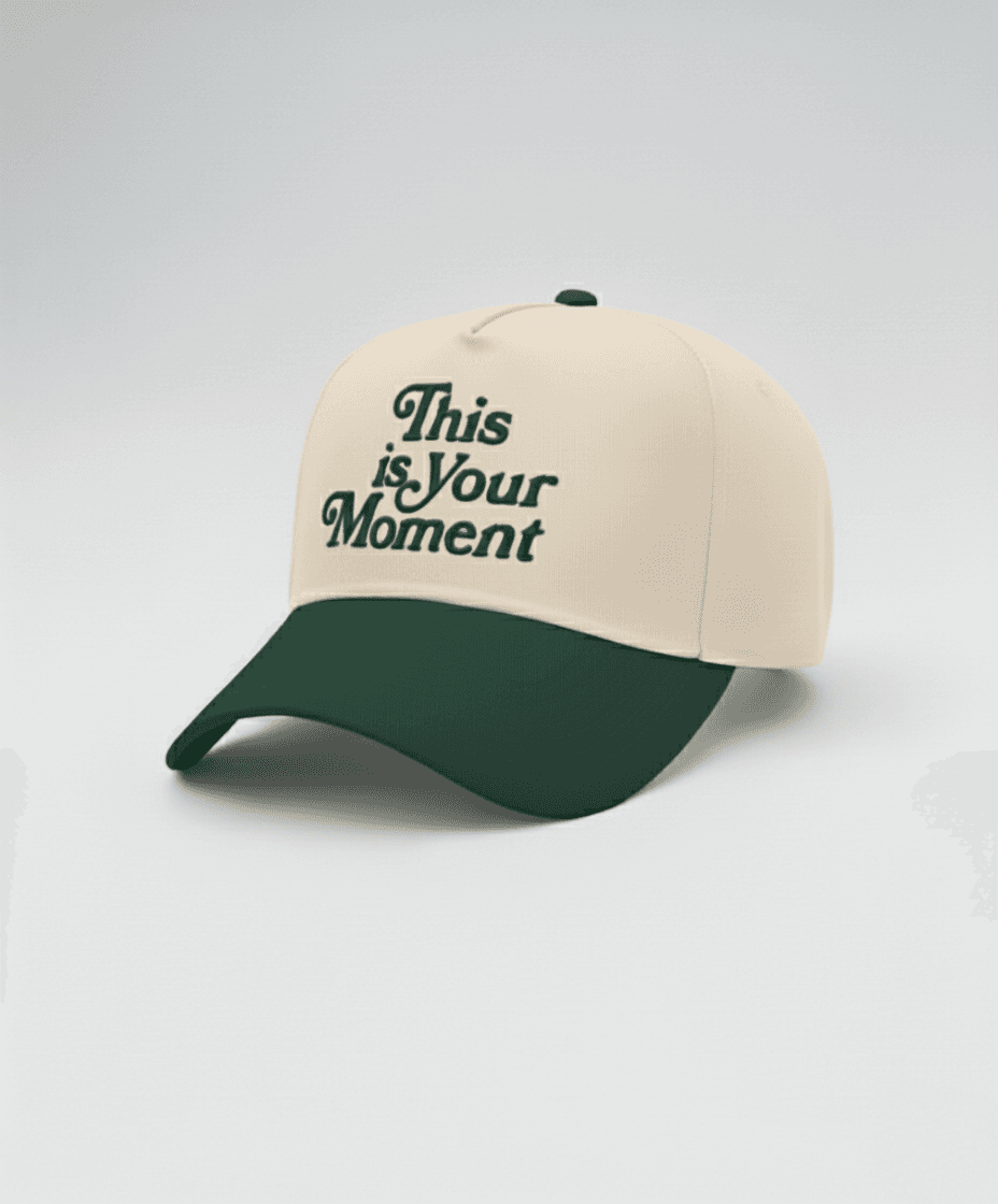 Moment Hat Dark Green + Natural